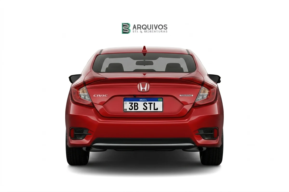 Modelo 3D STL - Honda Civic 2019 — foto 6